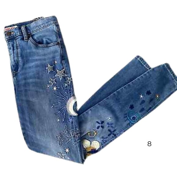 Johnny Was NWT Good Vibes Skinny Jeans - Size 26 - Picture 1 of 9